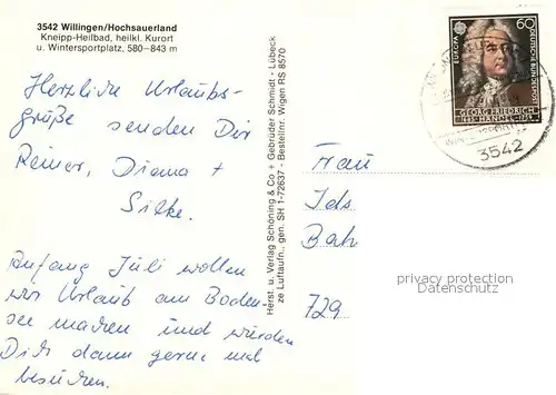 AK / Ansichtskarte Willingen_Sauerland Fliegeraufnahme  Willingen_Sauerland