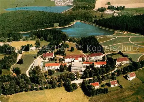 AK / Ansichtskarte Zellerfeld Fliegeraufnahme Kurklinik am Hasenbach Zellerfeld