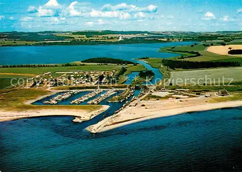 AK / Ansichtskarte Hohwacht_Ostseebad Bucht Jachthafen Lippe Hohwacht_Ostseebad