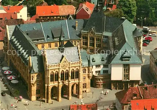 AK / Ansichtskarte Erfurt Fliegeraufnahme Rathaus Erfurt
