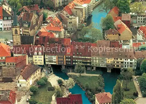 AK / Ansichtskarte Erfurt Fliegeraufnahme Kr?merbr?cke  Erfurt