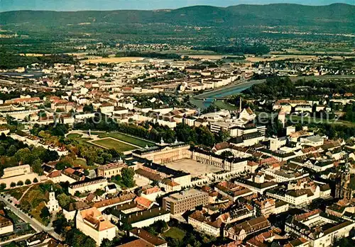 AK / Ansichtskarte Rastatt Fliegeraufnahme mit Schloss Rastatt