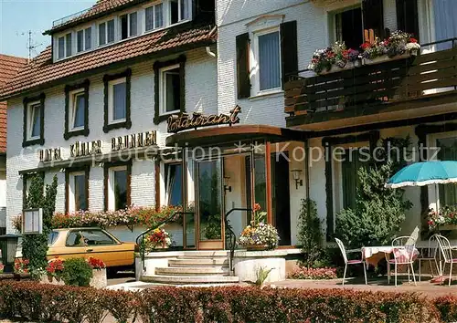 AK / Ansichtskarte Bad_Herrenalb Hotel Kuehler Brunnen mit Gaestehaus Bad_Herrenalb