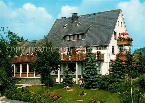 AK / Ansichtskarte Schmallenberg Pension Haus Tigges Schmallenberg