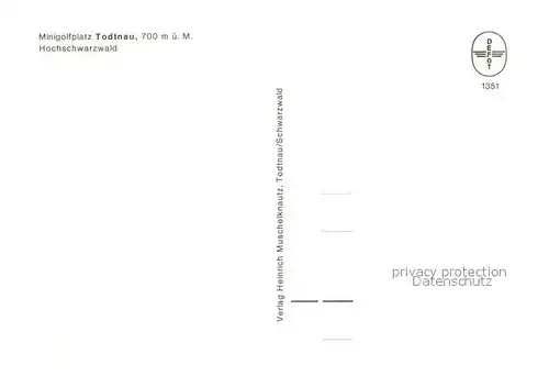 AK / Ansichtskarte Todtnau Minigolfplatz Kirche Todtnau