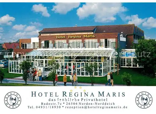 AK / Ansichtskarte Norden_Norddeich_Ostfriesland Hotel Regina Maris Norden_Norddeich