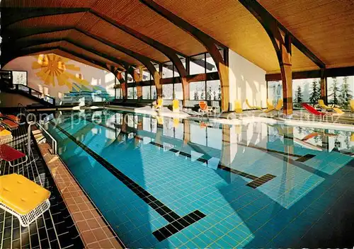 AK / Ansichtskarte Grainau Zugspitz Bad Hallenbad Restaurant Grainau