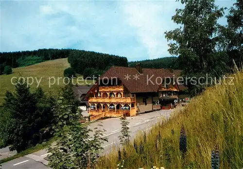 AK / Ansichtskarte Fischbach_Schluchsee Gasthof Hotel Hirschen mit Gaestehaus Talblick Fischbach Schluchsee