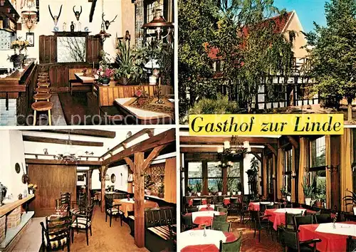 AK / Ansichtskarte Seppenrade Hotel Gasthof zur Linde Gastraeume Bar Seppenrade