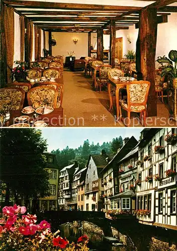 AK / Ansichtskarte Monschau Schloss Cafe Hotel Royal Monschau