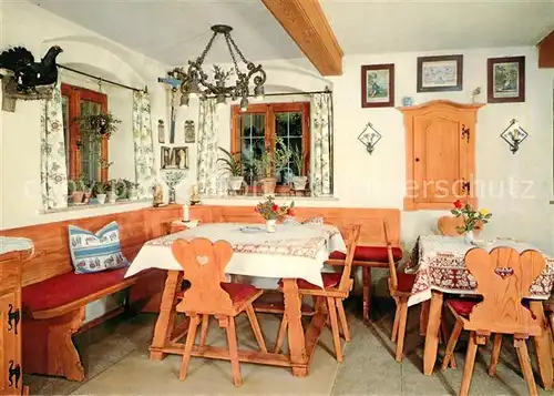 AK / Ansichtskarte Tegernsee Gaestehaus Ledererhof Gaststube Tegernsee