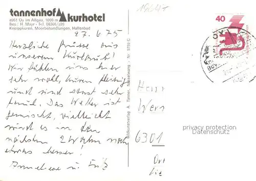 AK / Ansichtskarte Oy Tannenhof Kurhotel Gastraum Hallenbad Oy