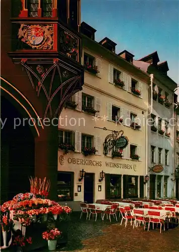AK / Ansichtskarte Freiburg_Breisgau Oberkirchs Weinstuben Freiburg Breisgau