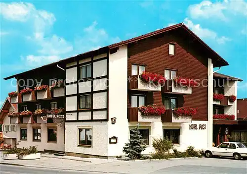 AK / Ansichtskarte Weissbach_Pfronten Hotel Restaurant Post Weissbach Pfronten