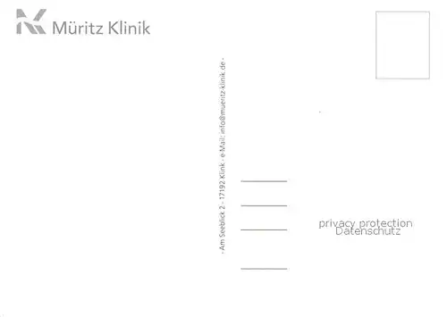 AK / Ansichtskarte Klink_Waren Mueritz Klinik Mecklenburgische Seenplatte Fliegeraufnahme Klink Waren