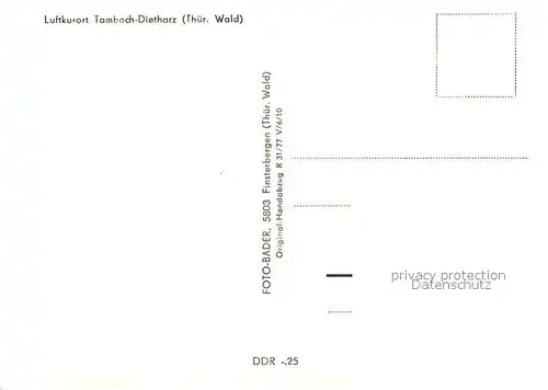 AK / Ansichtskarte Tambach Dietharz Ferienzentrum Kombinat VEB Starkstrom Anlagenbau Leipzig Halle Landschaftspanorama Tambach Dietharz