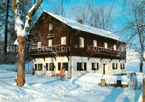 AK / Ansichtskarte Bad_Alexandersbad Pension Furtwaengler im Winter Bad_Alexandersbad
