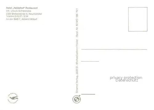 AK / Ansichtskarte Brokenlande Hotel Restaurant Heidehof Brokenlande