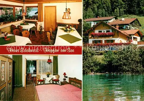 AK / Ansichtskarte Hopfen_See Gaestehaus Pension Haus Edelweiss Hopfen_See