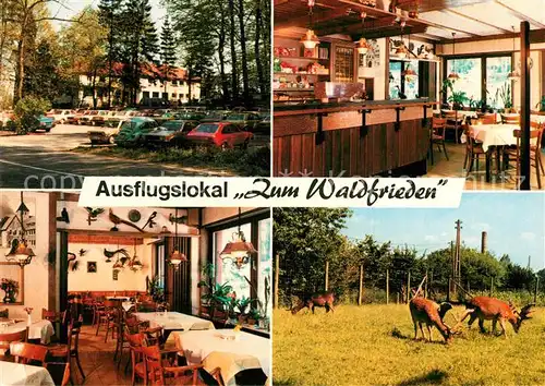 AK / Ansichtskarte Havixbeck Ausflugslokal Zum Waldfrieden Restaurant Wildgehege Havixbeck
