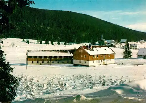 AK / Ansichtskarte Herrenwies Jugendherberge Winterlandschaft Herrenwies