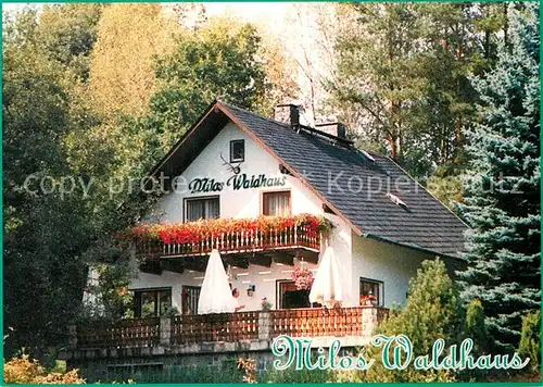 AK / Ansichtskarte Weissenborn_Hermsdorf Gaststaette Pension Milos Waldhaus Weissenborn Hermsdorf