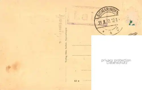 AK / Ansichtskarte Sigmaringen Schloss Sigmaringen