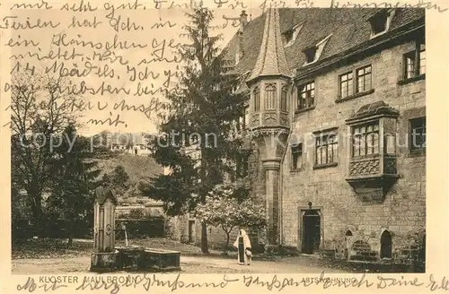 AK / Ansichtskarte Maulbronn Klostr Maulbronn