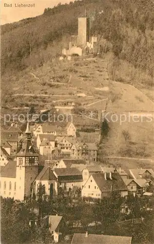 AK / Ansichtskarte Bad_Liebenzell Panorama Burg Bad_Liebenzell