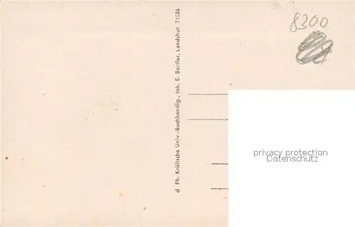 AK / Ansichtskarte Landshut_Isar Rathaus Landshut Isar