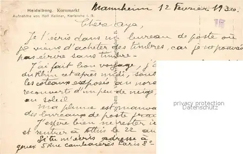 AK / Ansichtskarte Heidelberg_Neckar Kornmarkt Schloss Heidelberg Neckar