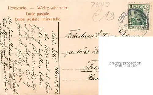 AK / Ansichtskarte Ulm_Donau Altes Haus an der Blau Ulm_Donau