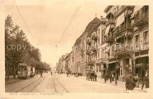 AK / Ansichtskarte Wiesbaden Rheinstrasse Wiesbaden