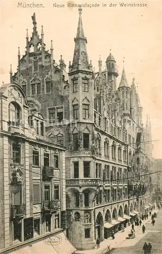 AK / Ansichtskarte Muenchen Neues Rathaus Muenchen
