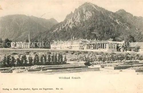 AK / Ansichtskarte Wildbad_Kreuth Kurhaus Wildbad_Kreuth