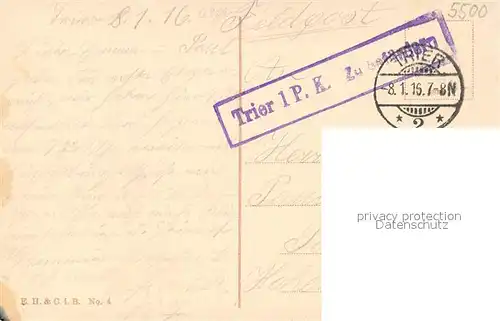 AK / Ansichtskarte Trier Panorama vom Weisshauswald Trier