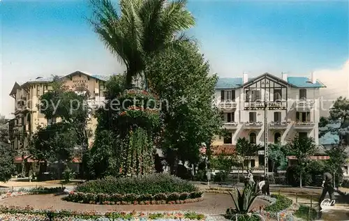 AK / Ansichtskarte Hendaye_Pyrenees_Atlantiques Frontiere Franco Espagnole Rond Point Hendaye_Pyrenees