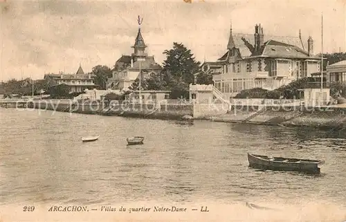 AK / Ansichtskarte Arcachon_Gironde Villas du quarter Notre Dae Arcachon Gironde