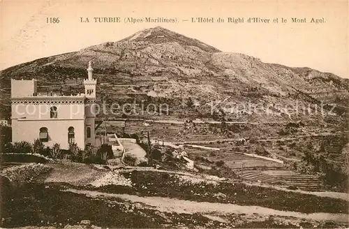 AK / Ansichtskarte La_Turbie Hotel du Righi d Hiver Mont Agel La_Turbie
