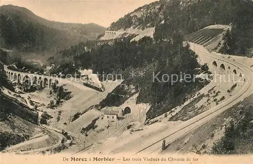 AK / Ansichtskarte Morbier Morez Viaduc Morbier