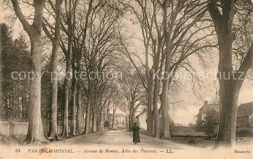 AK / Ansichtskarte Paray le Monial Avenue de Romay Allee des Platanes Paray le Monial