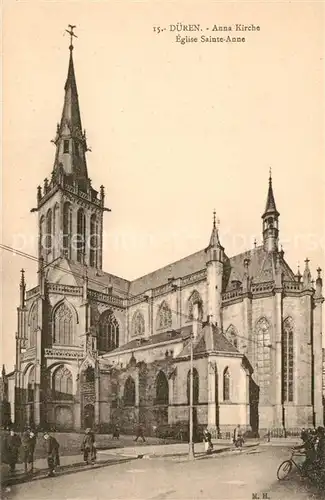 AK / Ansichtskarte Dueren_Rheinland Anna Kirche Dueren_Rheinland