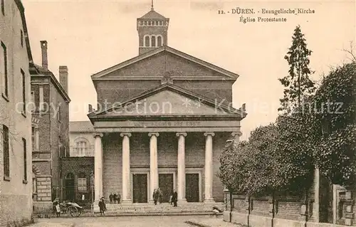 AK / Ansichtskarte Dueren_Rheinland Evangelische Kirche Dueren_Rheinland