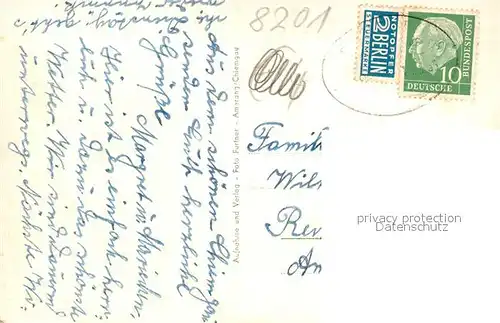 AK / Ansichtskarte Amerang Kirche Panorama Amerang