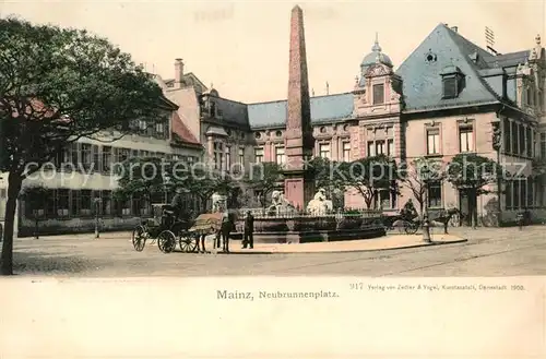 AK / Ansichtskarte Mainz_Rhein Neubrunnenplatz Mainz Rhein