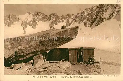 AK / Ansichtskarte Mont_Blanc Refuge du Couvercle Mont_Blanc