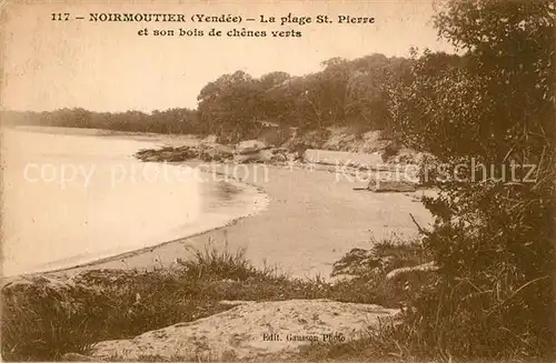 AK / Ansichtskarte Noirmoutier en l_Ile La plage Saint Pierre Noirmoutier en l_Ile