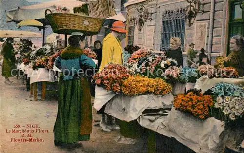 AK / Ansichtskarte Nice_Alpes_Maritimes Marche aux Fleura Nice_Alpes_Maritimes