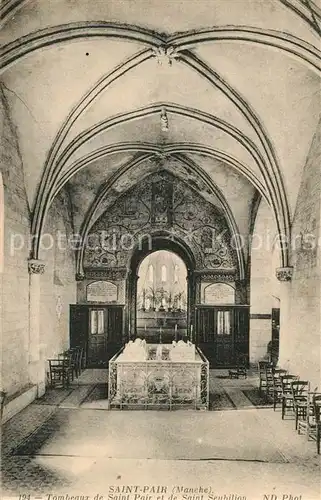 AK / Ansichtskarte Saint Pair sur Mer Tombeaux de Saint Pair Saint Seubilion Saint Pair sur Mer