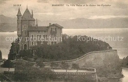 AK / Ansichtskarte Biarritz_Pyrenees_Atlantiques Villa Belza  Biarritz_Pyrenees